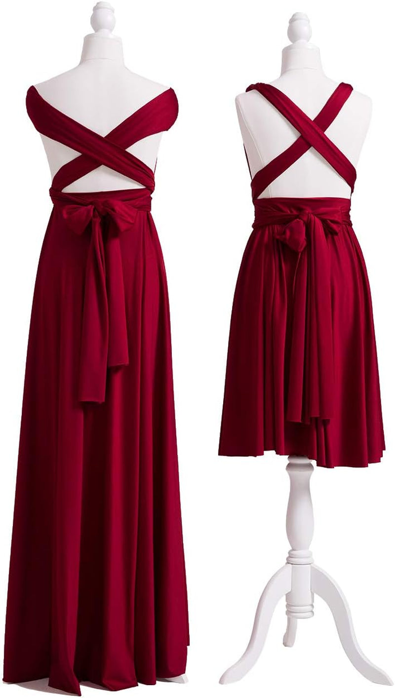 Infinity Dress with Bandeau, Convertible Bridesmaid Dress, Long, plus Size, Multi-Way Dress, Twist Wrap Dress